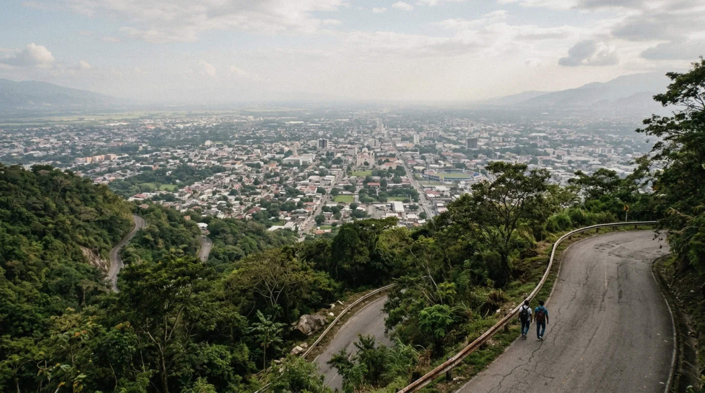 San Pedro Sula seen from the Merendón slopes, for travellers asking is San Pedro Sula safe